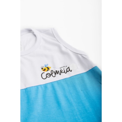 Camisa Regata PROMO Tamanho 06 - uniforme Escola Colmeia